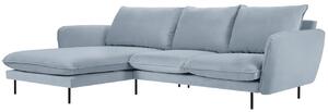 -25 % Dny MOMENTI– Cosmopolitan Design Sametová rohová pohovka Vienna 255 cm, levá
