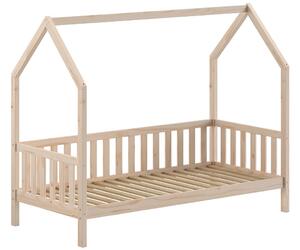 Vipack Dřevěná dětská postel Cabane 90 x 200 cm