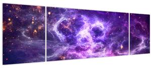 Obraz - Fialový vesmír (170x50 cm)