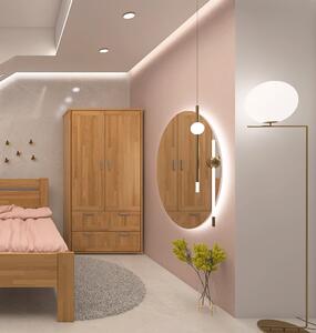 HP-Nábytek Skříň Alfa 2D Grand BUK ROZMĚR: (š/v/h) 95 x 185 x 55 cm celošatní