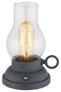 Stolní lampa PETRO antracitová