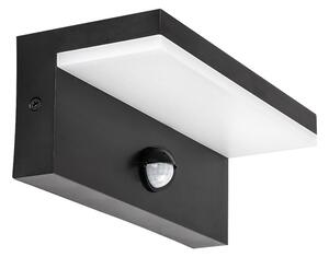 RABALUX 77115 Zaragoza venkovní nástěnné svítidlo se senzorem LED 9W/800lm 2700+4000+6500K IP54 černá