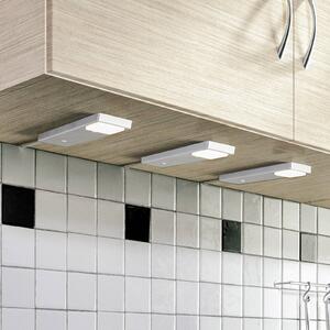 Lindby Amaryll LED podhledové světlo 3 ks stříbrná