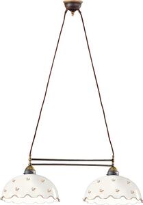 Kolarz 731.82.161 - Lustr na lanku NONNA 2xE27/75W/230V květiny rose gold