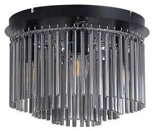 Searchlight 55620-320SM-Stropní svítidlo SWIZZLE 5xE14/60W/230V pr.32 cm kouřová
