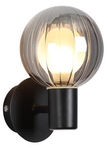 Searchlight 30506BK - Nástěnné svítidlo LUMINSPHERE 1xG9/7W/230V černá