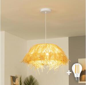Brilagi - LED Lustr na lanku CERIA BOHO 1xE27/40W/230V pr. 40 cm rafie
