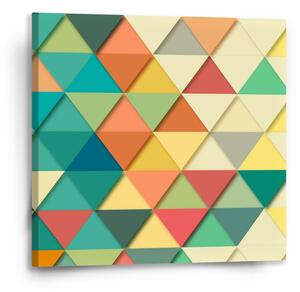 Sablio Obraz Trojúhelníky - 50x50 cm