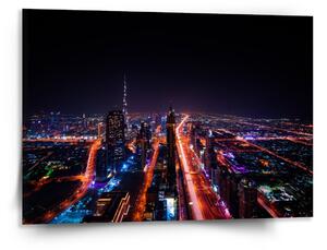 Sablio Obraz Rozsvícené město - 150x110 cm