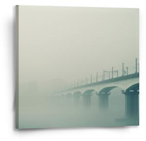 Sablio Obraz Železniční most - 50x50 cm