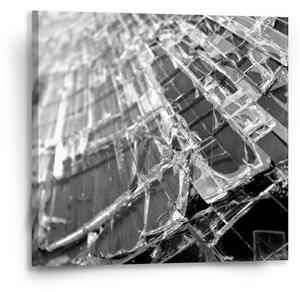 Sablio Obraz Rozbité sklo - 50x50 cm