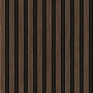 Vliesová tapeta na zeď, hnědá, imitace dřeva, lamely, 23211-4, Omega, AdaWall