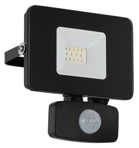 Faedo 3 LED venkovní reflektor, senzor, černá, 10W