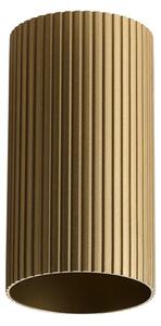 Minimalistická bodová svítidlo Lucas Ribbed Tube 10 zlatá