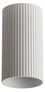 Minimalistické bodové svítidlo Lucas Ribbed Tube 10 bílá