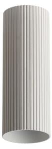 Minimalistické bodové svítidlo Lucas Ribbed Tube 40 bílá