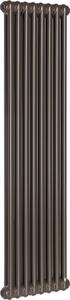 Olsen Spa Retro koupelnový radiátor TUBUS 2 černá barva - Barva radiátoru - Černá, Rozměr radiátoru - 212 × 1500 mm, výkon 449 W, Typ připojení - Boční RADTUB21500431