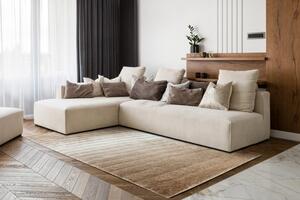 Dywany Łuszczów Kusový koberec Flim 007-B2 Stripes beige - 120x160 cm