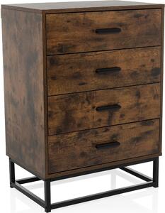 Hjh LIVING Komoda se 4 zásuvkami VINSTRA Příborník 83,5 x 60,0 x 38,5 cm