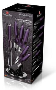 BERLINGERHAUS Sada nožů ve stojanu 8 ks Purple Eclipse Collection BH-2587