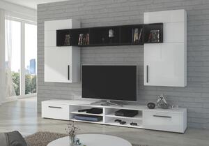 Moderní obývací stěna Brela, bílá