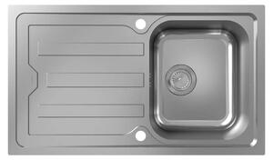 Hansgrohe vestavný dřez S44 s odkapávačem, US 45cm, 850x490mm, ES