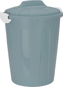 EXCELLENT HOUSEWARE Plastový odpadkový koš s víkem 23 l zelená KO-Y54230700zele