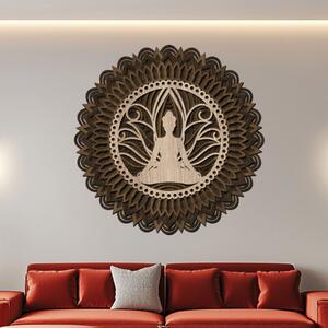 5 vrstvá mandala VNITŘNÍ KLID | Rozměry (cm): 60x60 | Zvolte barvu dekoru: Dub Sonoma