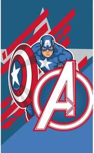 Dětský froté ručník Avengers Kapitán Amerika 30x50 cm
