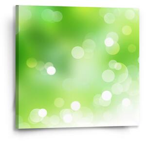 Sablio Obraz Zelená abstrakce 2 - 50x50 cm