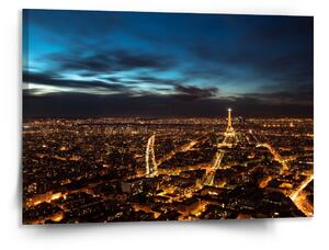 Sablio Obraz Noční Paříž - 150x110 cm