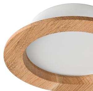 LED Podhledové svítidlo WOODY SPOT LED/12,5W/230V 4000K dub pr. 16 cm