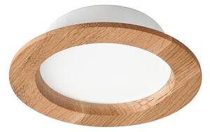 LED Podhledové svítidlo WOODY SPOT LED/12,5W/230V 4000K dub pr. 16 cm