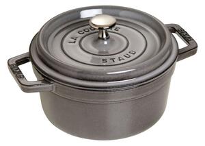 Litinový hrnec Staub 20 cm, šedý