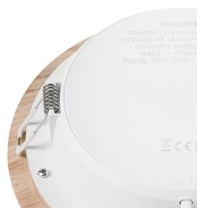 LED Podhledové svítidlo WOODY SPOT LED/16,5W/230V 4000K dub pr. 18,5 cm