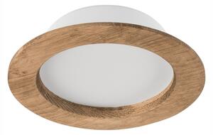 LED Podhledové svítidlo WOODY SPOT LED/12,5W/230V 4000K ořech pr. 16 cm