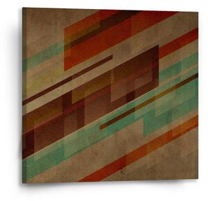 Sablio Obraz Hnědá abstrakce - 50x50 cm