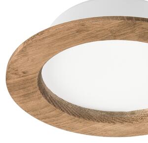 LED Podhledové svítidlo WOODY SPOT LED/12,5W/230V 4000K ořech pr. 16 cm