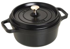 Litinový hrnec Staub 22 cm, černý