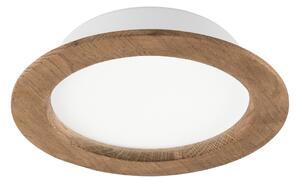 LED Podhledové svítidlo WOODY SPOT LED/16,5W/230V 4000K ořech pr. 18,5 cm