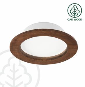LED Podhledové svítidlo WOODY SPOT LED/12,5W/230V 3000K třešeň pr. 16 cm