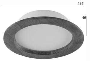 LED Podhledové svítidlo WOODY SPOT LED/16,5W/230V 4000K třešeň pr. 18,5 cm