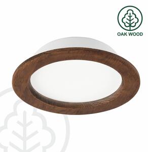 LED Podhledové svítidlo WOODY SPOT LED/16,5W/230V 4000K třešeň pr. 18,5 cm
