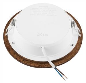 LED Podhledové svítidlo WOODY SPOT LED/16,5W/230V 4000K třešeň pr. 18,5 cm