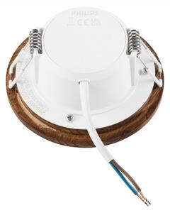 LED Podhledové svítidlo WOODY SPOT LED/5,5W/230V 4000K třešeň pr. 10 cm