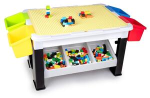 EDDY TOYS Dětský stůl na stavění včetně kostek sada 300 ks ED-226675