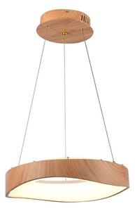 LED Lustr na lanku LED/18W/230V 3000K pr. 40 cm hnědá