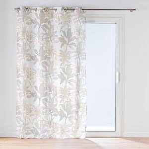 Záclona v béžové a zlaté barvě 135x240 cm Vayana – douceur d'intérieur