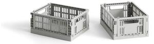 HAY Úložný box Colour Crate Mini set 2ks, light grey