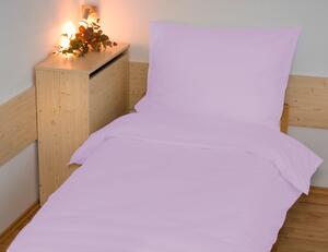 Povlečení francouzské bavlna UNI 200x200,70x90 světle fialové